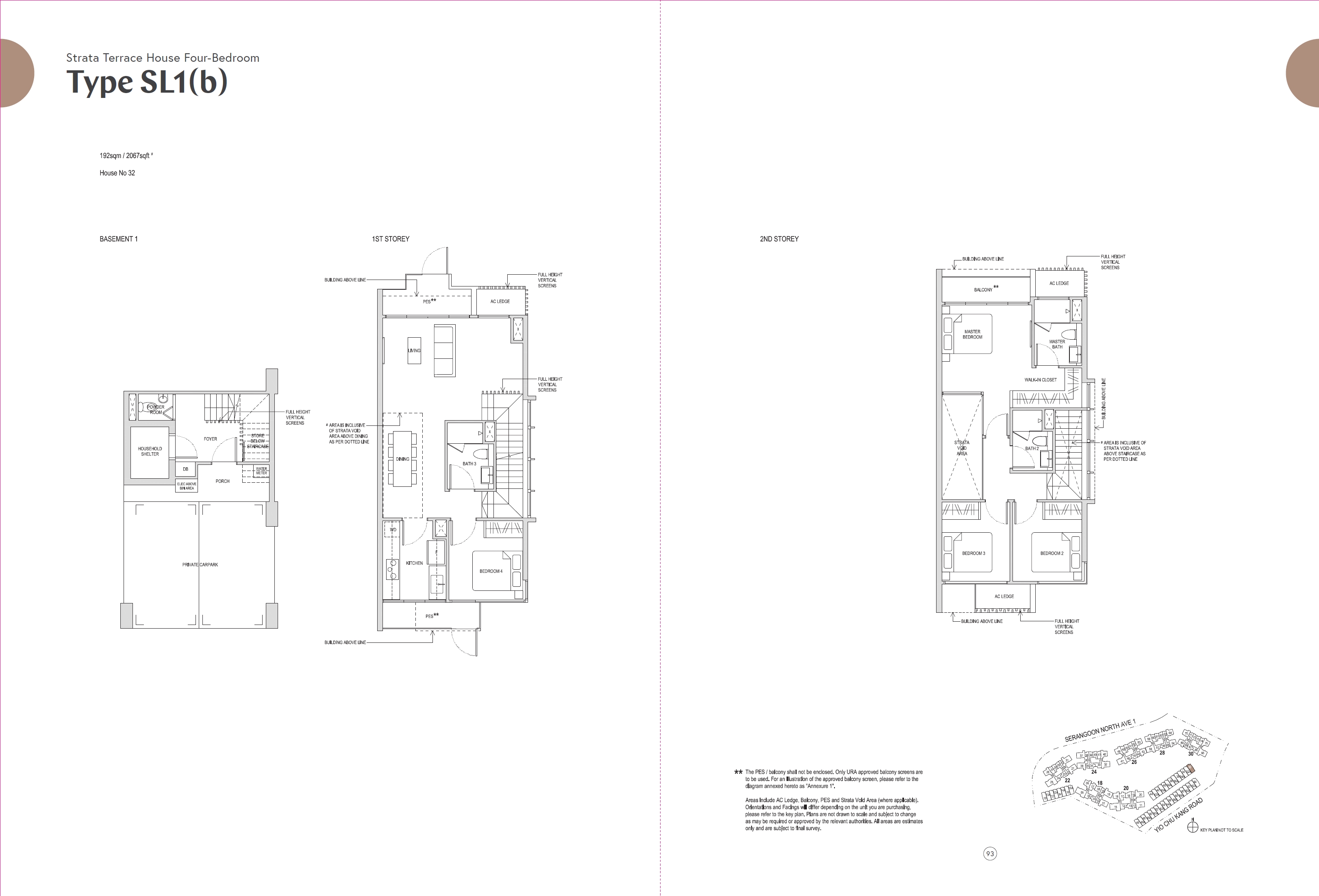 Affinity At Serangoon 1 Bedroom Floor Plan 45